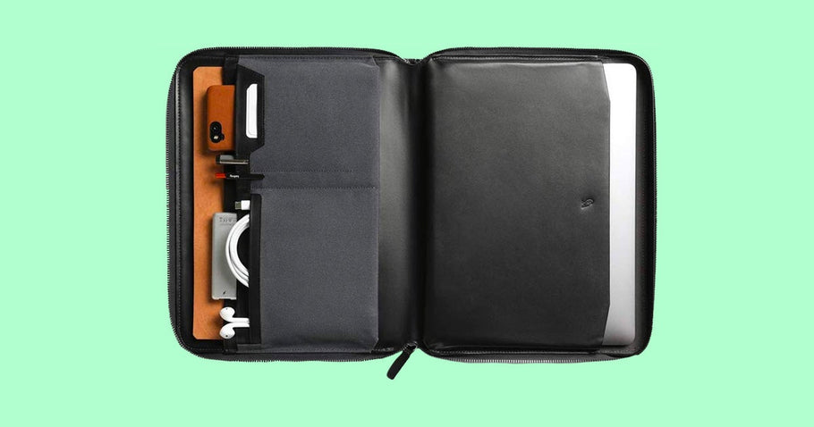 The Bellroy tech folio is many things: A laptop case, a tablet case, a stylus carrier, an all-in-one organizer