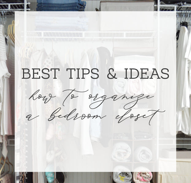 Best Ideas On How To Organize A Bedroom Closet Bedroom closets come in all shapes and sizes, and today I’m sharing some great basics you can use to organize your closet