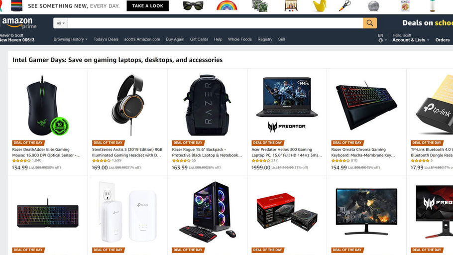 Intel Gamer Days at Amazon: Awesome deals on gaming gear of all kinds!