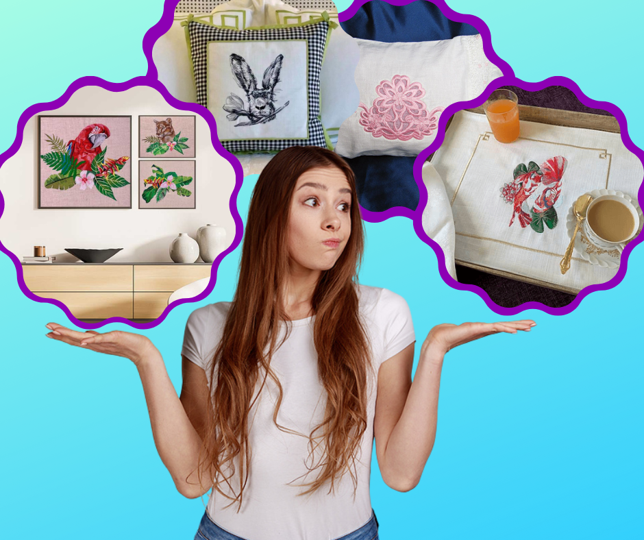 8 Amazing and Eye-Catching Ways to Display Machine Embroidery – Setvaz