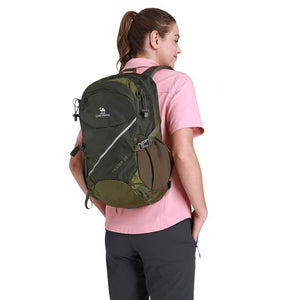 Featured camel crown hiking backpack 30l waterproof travel daybacks camping backpack lightweight daypack with rain cover outdoor casual bags army green