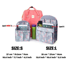 Load image into Gallery viewer, New hdwiss lightweight backpack organiser insert backpack organiser rucksack shoulder bag for women and girl large pattern ab