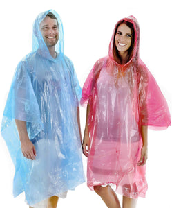 Exclusive emergency rain poncho with hood packaged in plastic keychain ball one size fits all commuter rain poncho survival kit accessory for travel backpacking picnics camping sporting outdoor events 4pk
